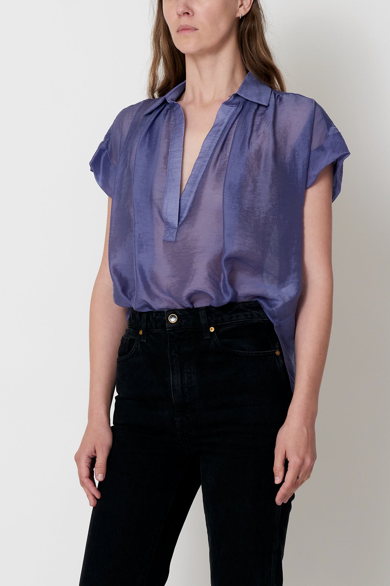 Trinity Shirt - Blue Sheer Tencel