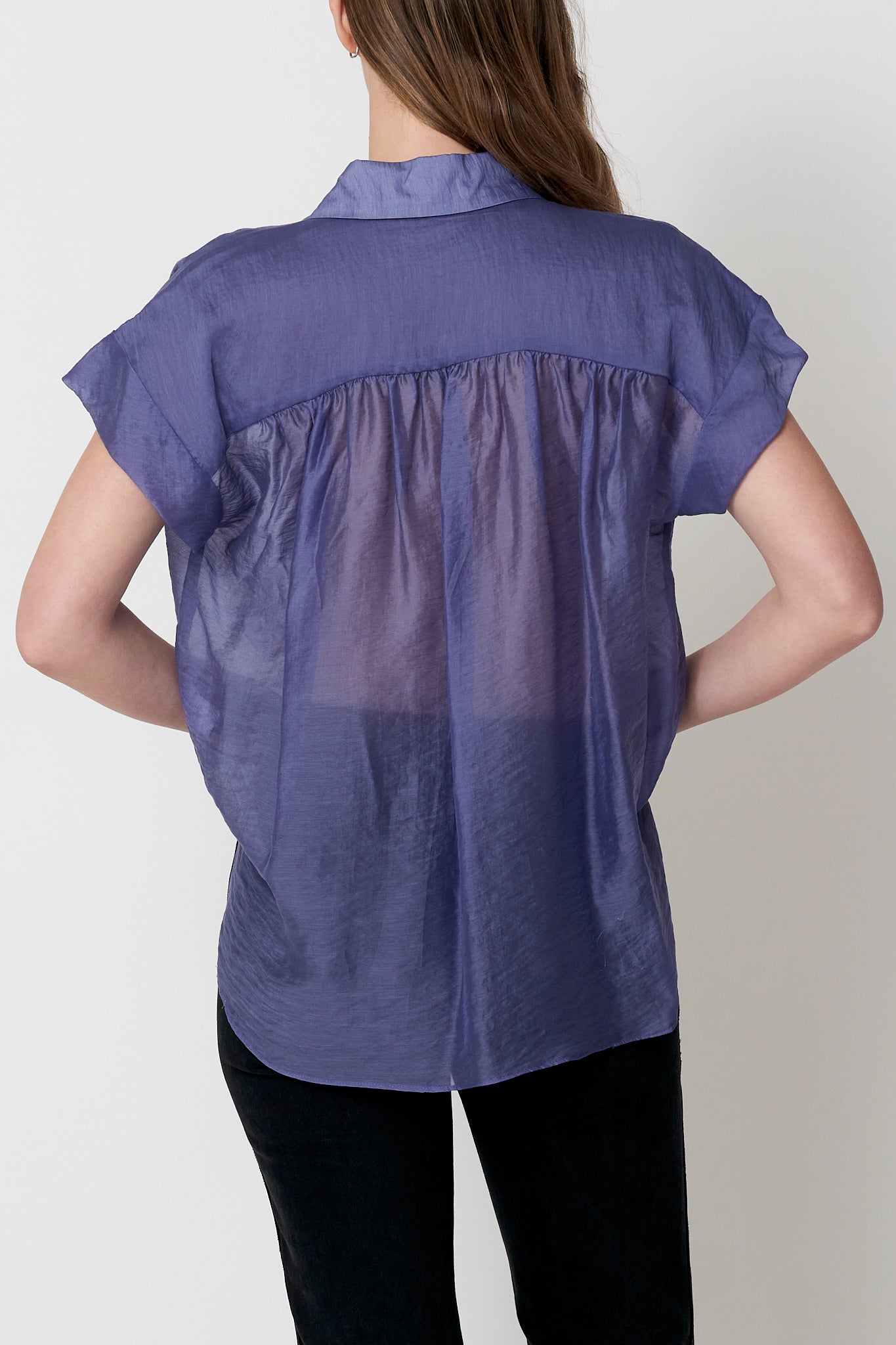 Trinity Shirt - Blue Sheer Tencel