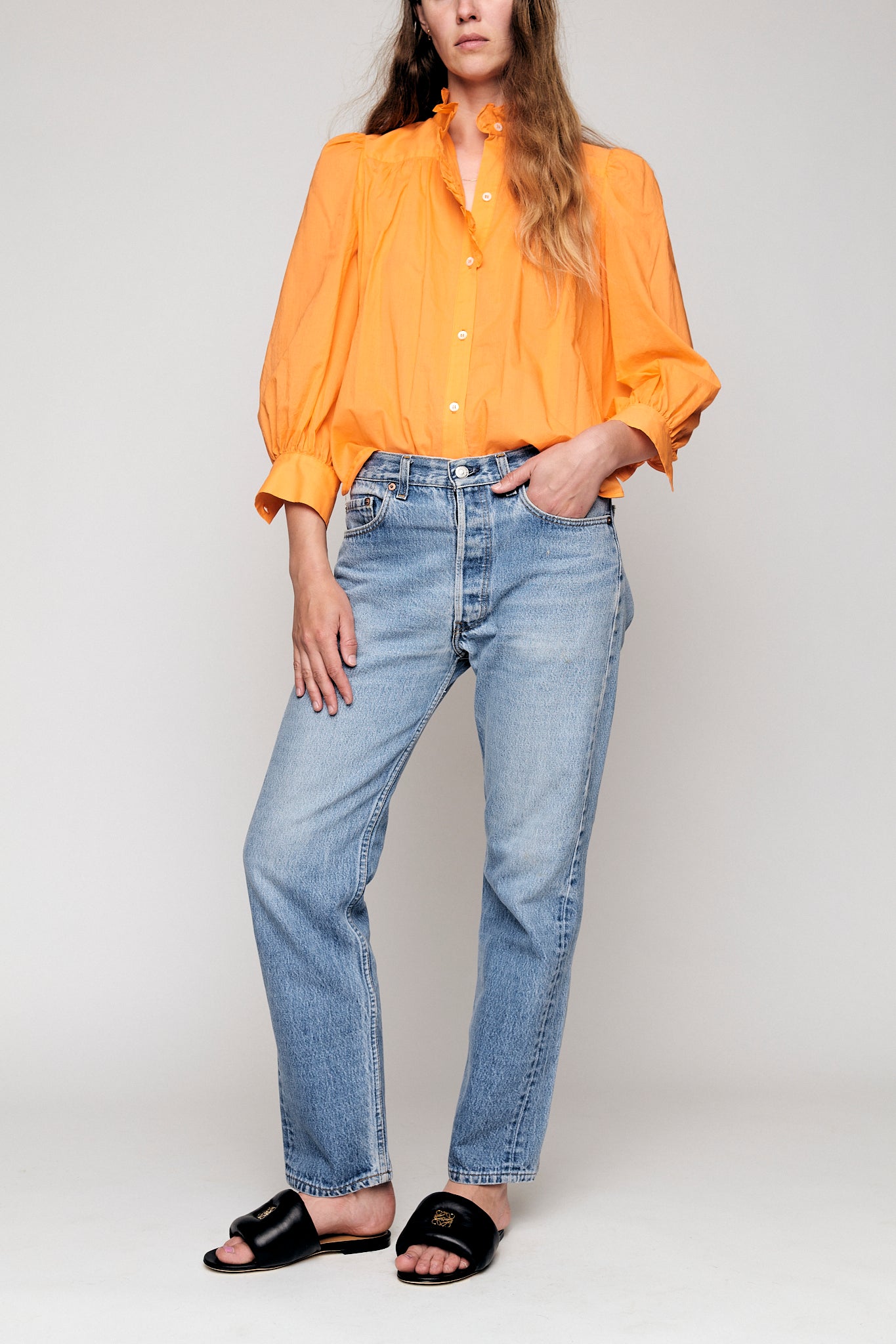 Rene Shirt - Tangerine