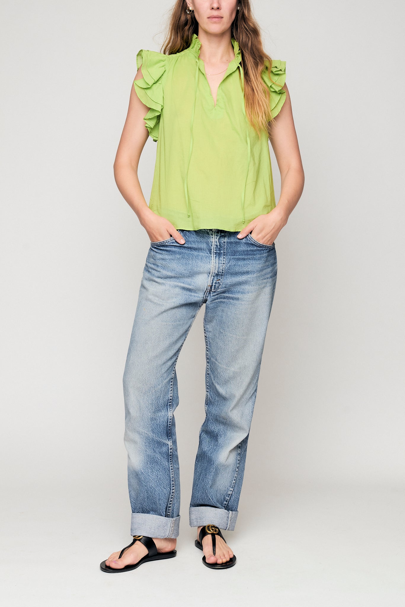Meadow Shirt - Lime