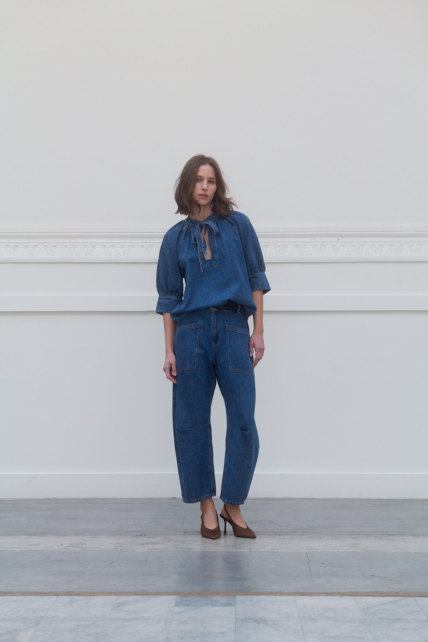 Domenica Shirt - Dark Wash Denim