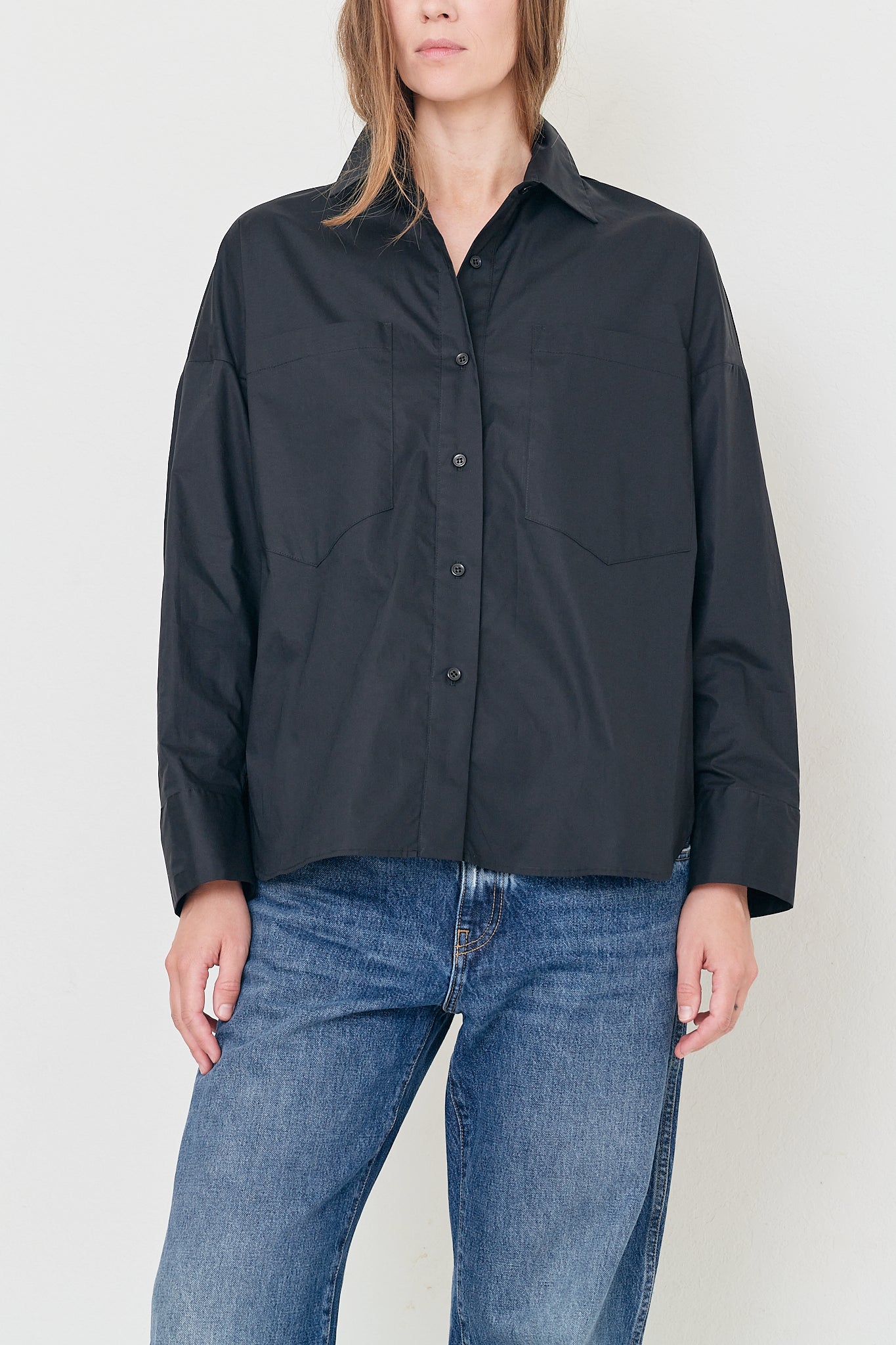 Molly - Black Cotton Poplin