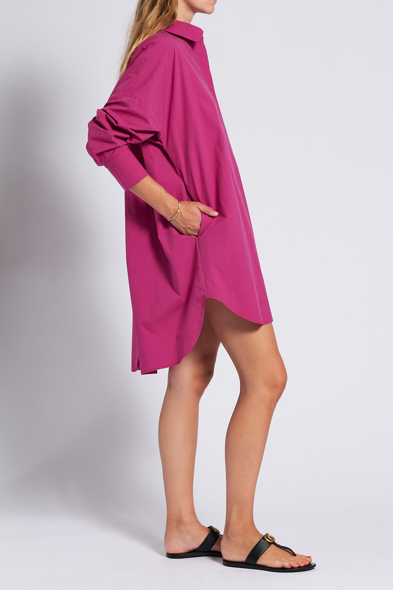 Waverly Dress - Fuschia