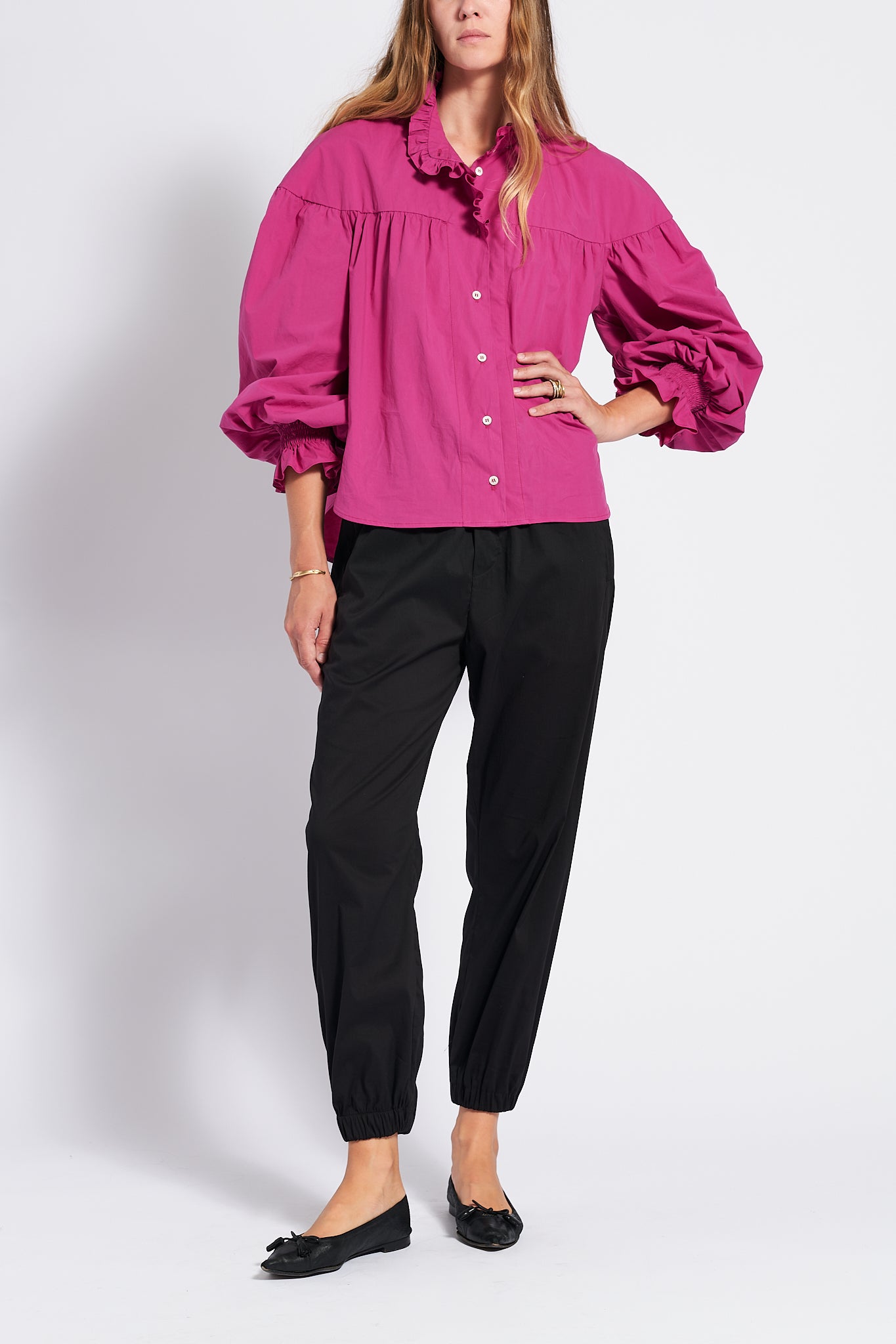 Valencia Shirt - Fucsia