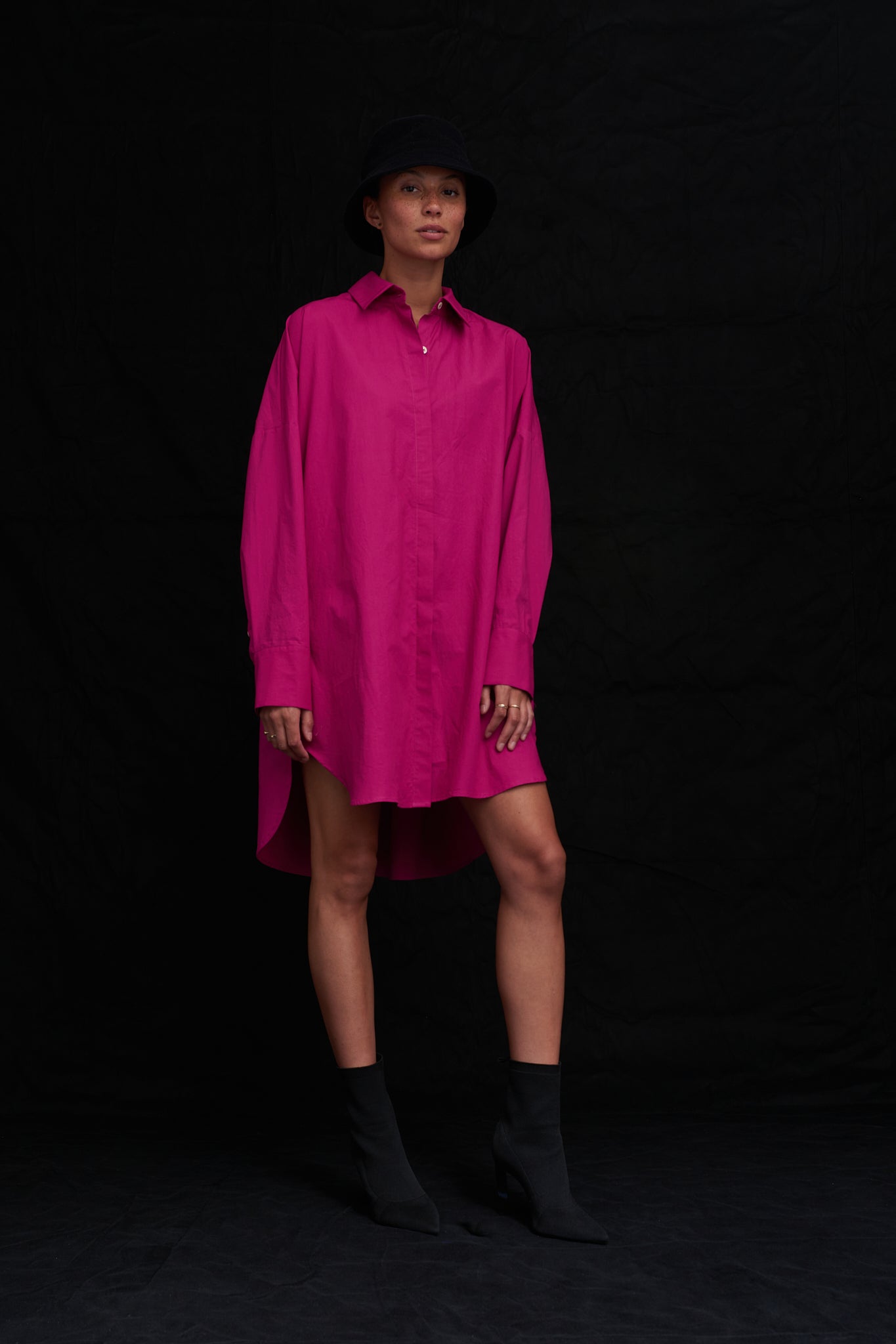 Waverly Dress - Fuschia